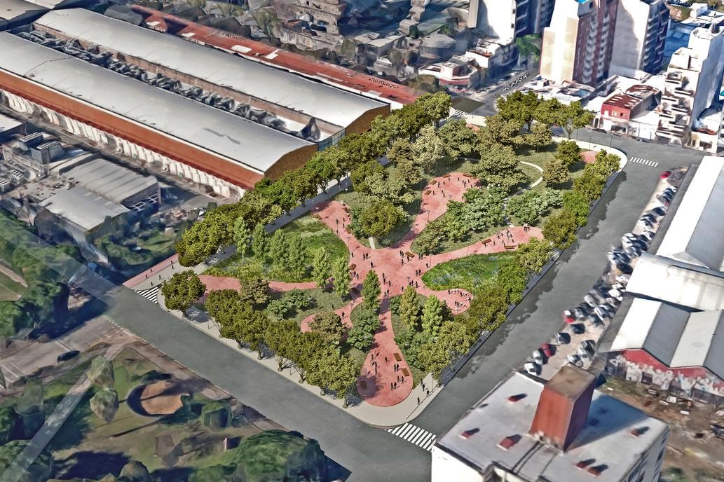 Espacio verde en lugar de shopping a cielo abierto: as ser la nueva plaza Clemente de Colegiales
